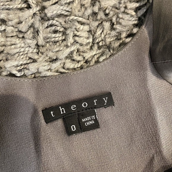 Theory Cristal Lifestyle Night Out Silk Dress Size 0 With Pockets. - Picture 7 of 12